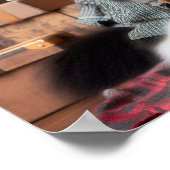 Landseer Gentleman Holiday Poster (Hoek)