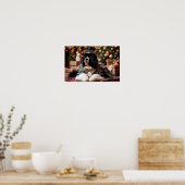 Landseer Gentleman Holiday Poster (Keuken)