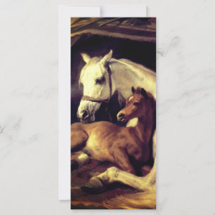 Landseer Horses Card