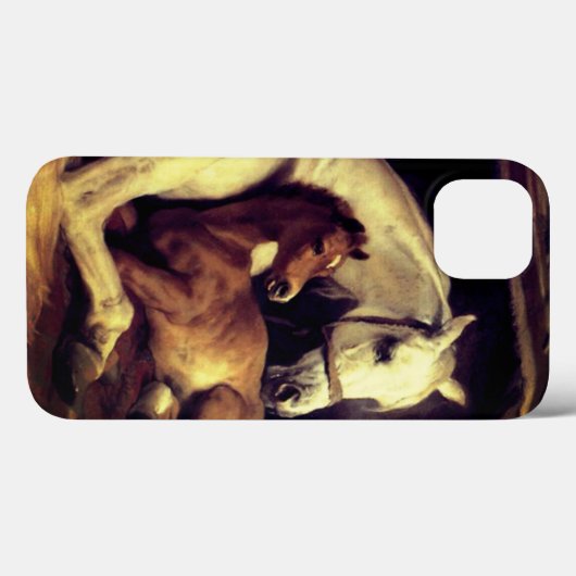 Landseer Horses Case-Mate iPhone Case (Achterkant (horizontaal))