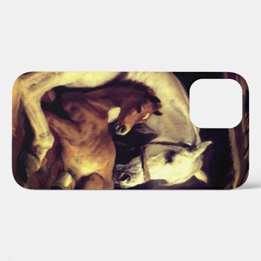 Landseer Horses Case-Mate iPhone Case (Achterkant (horizontaal))