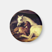 Landseer Horses Magneet (Voorkant)