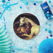 Landseer Horses Papieren Bordje (Feest)