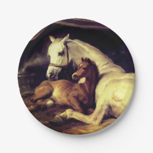 Landseer Horses Papieren Bordje