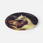 Landseer Horses Papieren Bordje (Gekanteld)