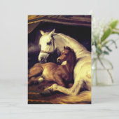 Landseer Horses Save The Date (Staand voorkant)