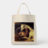 Landseer Horses Tote Bag (Achterkant)