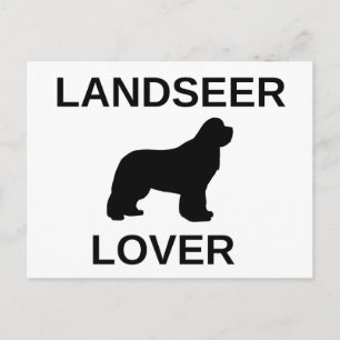 landseer liefhebber briefkaart