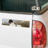 Landseer Newfoundland Dog (zwart en wit dier) Bumpersticker (Op Truck)