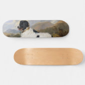 Landseer Newfoundland Dog (zwart en wit dier) Persoonlijk Skateboard (Horizontaal)
