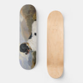 Landseer Newfoundland Dog (zwart en wit dier) Persoonlijk Skateboard (Voorkant)