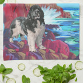 Landseer Newfoundland Kitchen Theedoek (Gevouwen)