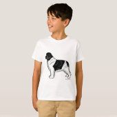 Landseer Newfoundland T-shirt (Voorkant volledig)