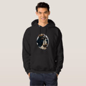 Landseer Newfoundlandse hond Hoodie (Voorkant volledig)