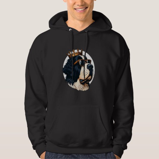 Landseer Newfoundlandse hond Hoodie (Voorkant)