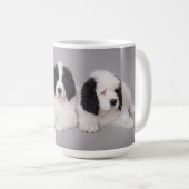 Landseer puppy koffiemok (Voorkant rechts)