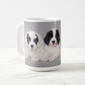 Landseer puppy koffiemok (Voorkant links)