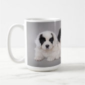 Landseer puppy koffiemok (Links)