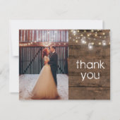 Landselijke Mason Pot Snoer Verlichting Foto Bedan Kaart (Voorkant)