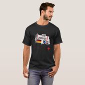 Landshoskid Girl - Landsklam Boarding Pass - Landc T-shirt (Voorkant volledig)