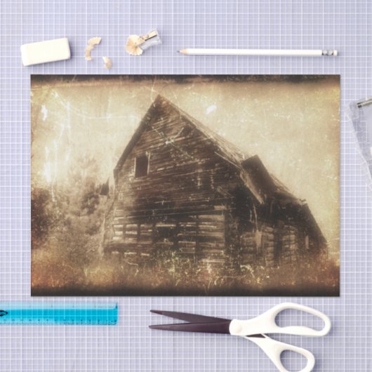 landskleding van Barn Sepia Tissuepapier (Craft)