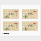 Landsneeuwvlokken Aangepaste Sticker (Vel)