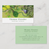 Landspoedtuin, tuinbouwer, tuinbouwer visitekaartje (Voorkant / Achterkant)