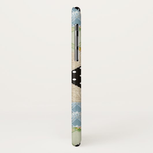  landstijl Evening Star Quilt Pattern Case-Mate iPhone Case (Achterkant/links)