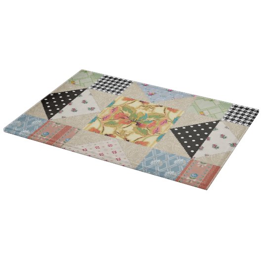  landstijl Evening Star Quilt Pattern Snijplank (Hoek)