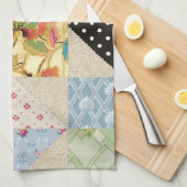  landstijl Evening Star Quilt Pattern Theedoek (Quarter Fold)