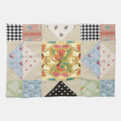  landstijl Evening Star Quilt Pattern Theedoek (Horizontaal)