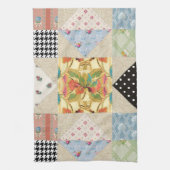  landstijl Evening Star Quilt Pattern Theedoek (Verticaal)