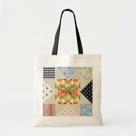  landstijl Evening Star Quilt Pattern Tote Bag (Voorkant)