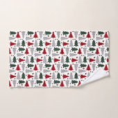 Landstijl kerstbomen — Shower Curtain Bad Handdoek (Handdoek)