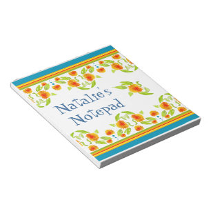 Landstijl Marigbles Border Notepad of Jotter Notitieblok