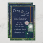 Landstijl Mason Jar met flair Kaart (Voorkant / Achterkant)