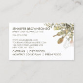 Landstijlbakkerij Chef Visitekaartje (Achterkant)