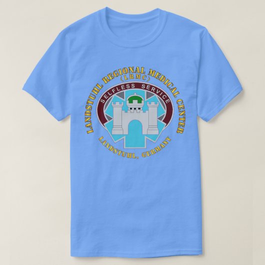 Landstuhl Regionaal Medisch Centrum Landstuhl Duit T-shirt (Design voorkant)