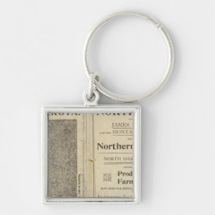 Landsubsidie van North Dakota Sleutelhanger