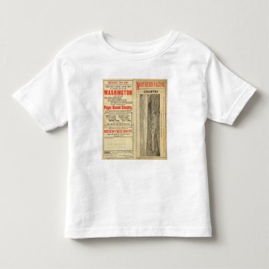 Landsubsidie Washington en Oregon Kinder Shirts (Voorkant)