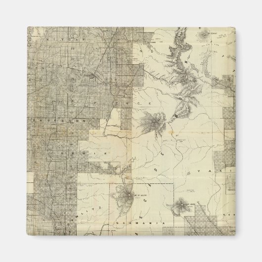 Landsubsidie Washington en Oregon Magneet (Voorkant)