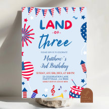 Landsvriendelijk land van de drie verjaardagsuitno