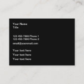 Landthema Boerderij onroerend goed Visitekaartje (Achterkant)