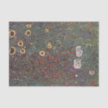 Landtuin met zonnebloemen door Gustav Klimt Tissuepapier<br><div class="desc">Gustav Klimt - Art Nouveau Artist</div>