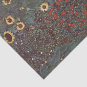 Landtuin met zonnebloemen door Gustav Klimt Tissuepapier (Detail)