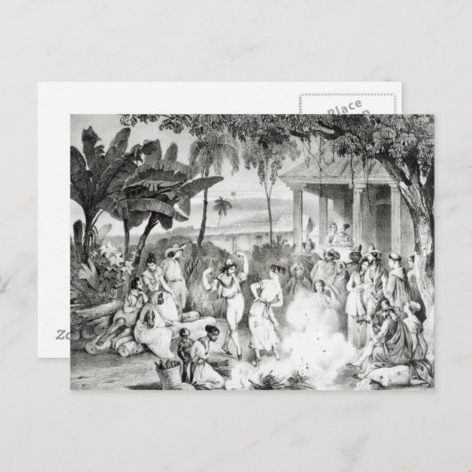 Landu Dance Briefkaart (Voorkant / Achterkant)