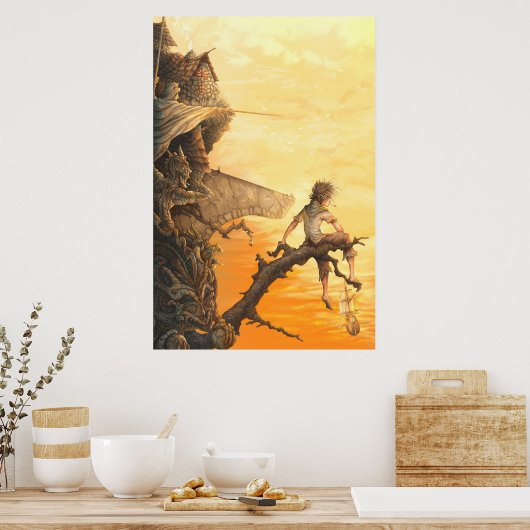 Landuiteinde Poster (Keuken)