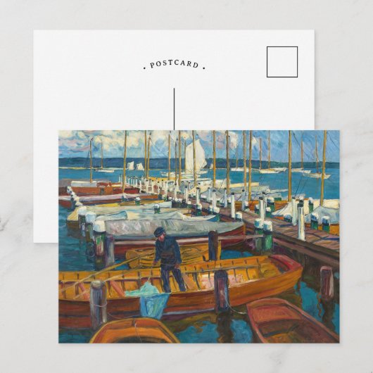 Landungssteg am Wannsee | Philipp Franck Briefkaart (Voorkant / Achterkant)