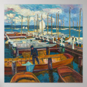 Landungssteg am Wannsee | Philipp Franck Poster (Voorkant)