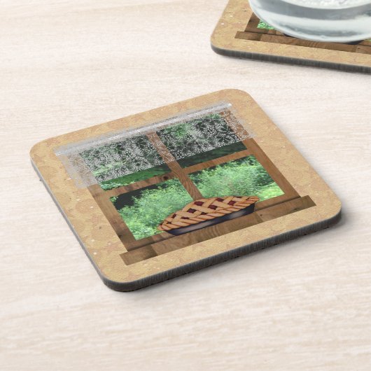 Landvenster Cork Onderzetter (Linkerzijde)